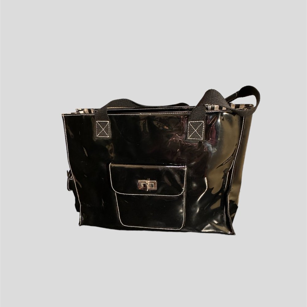Sondra Roberts  large  PVC black tote